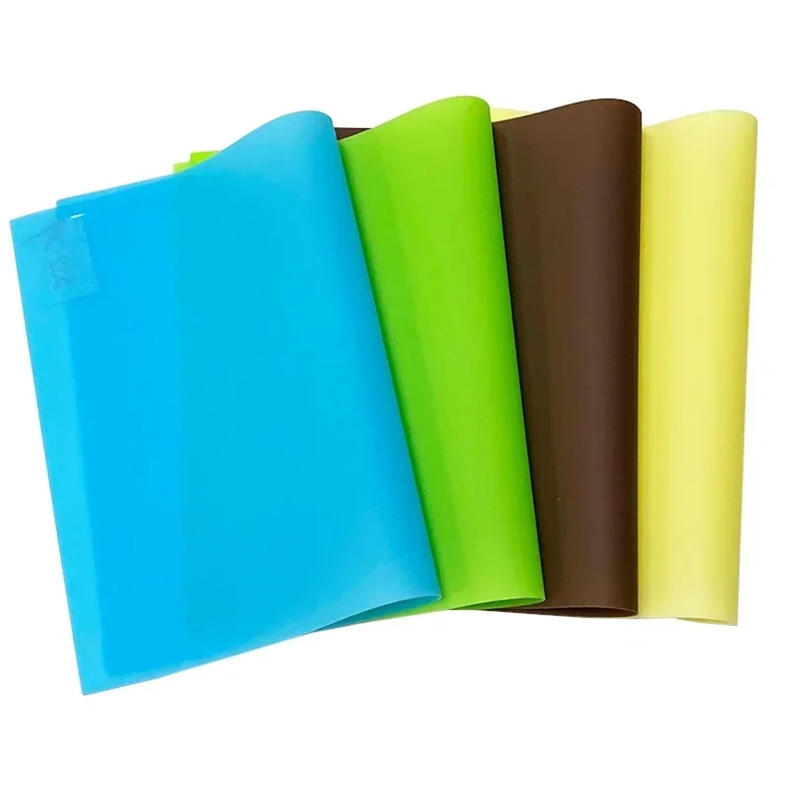 Tejido de PVC Transparente, Rollo de Tela Vinilo gelatinoso PVC, 30 x 135 cm, Multicolor(Color 13)
