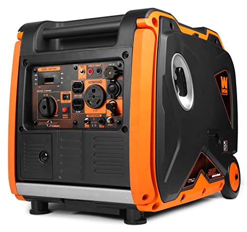 WEN DF450i Super Quiet 4500-Watt Dual RV-Ready Portable Inverter Generator with Fuel Shut-Off - Image 3