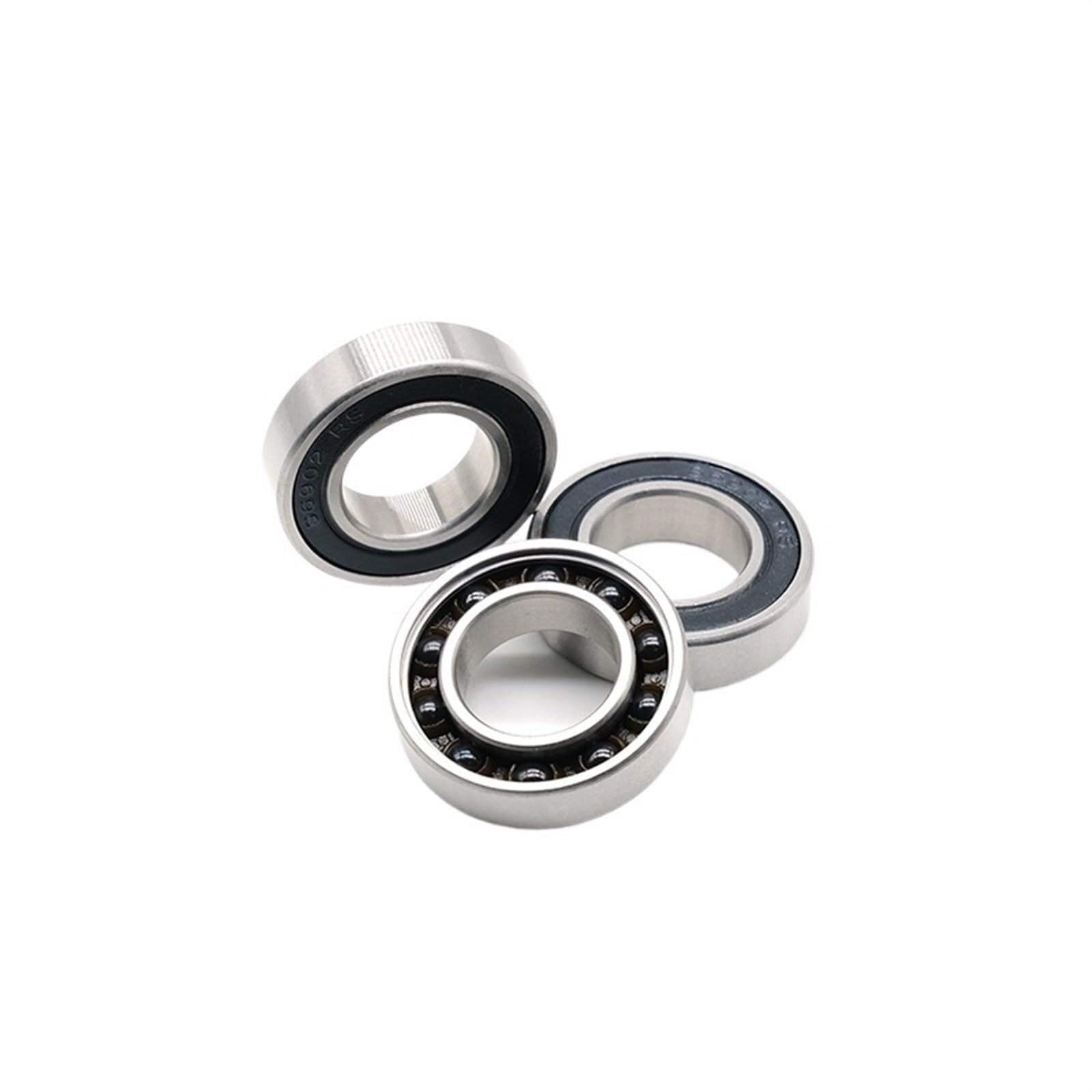Bimetaliczna uszczelka tarcza mikro łożysko zwykłe 1 szt. S6902 RS CB 15 * 28 * 7mm pierścienie ze stali nierdzewnej kulki ceramiczne