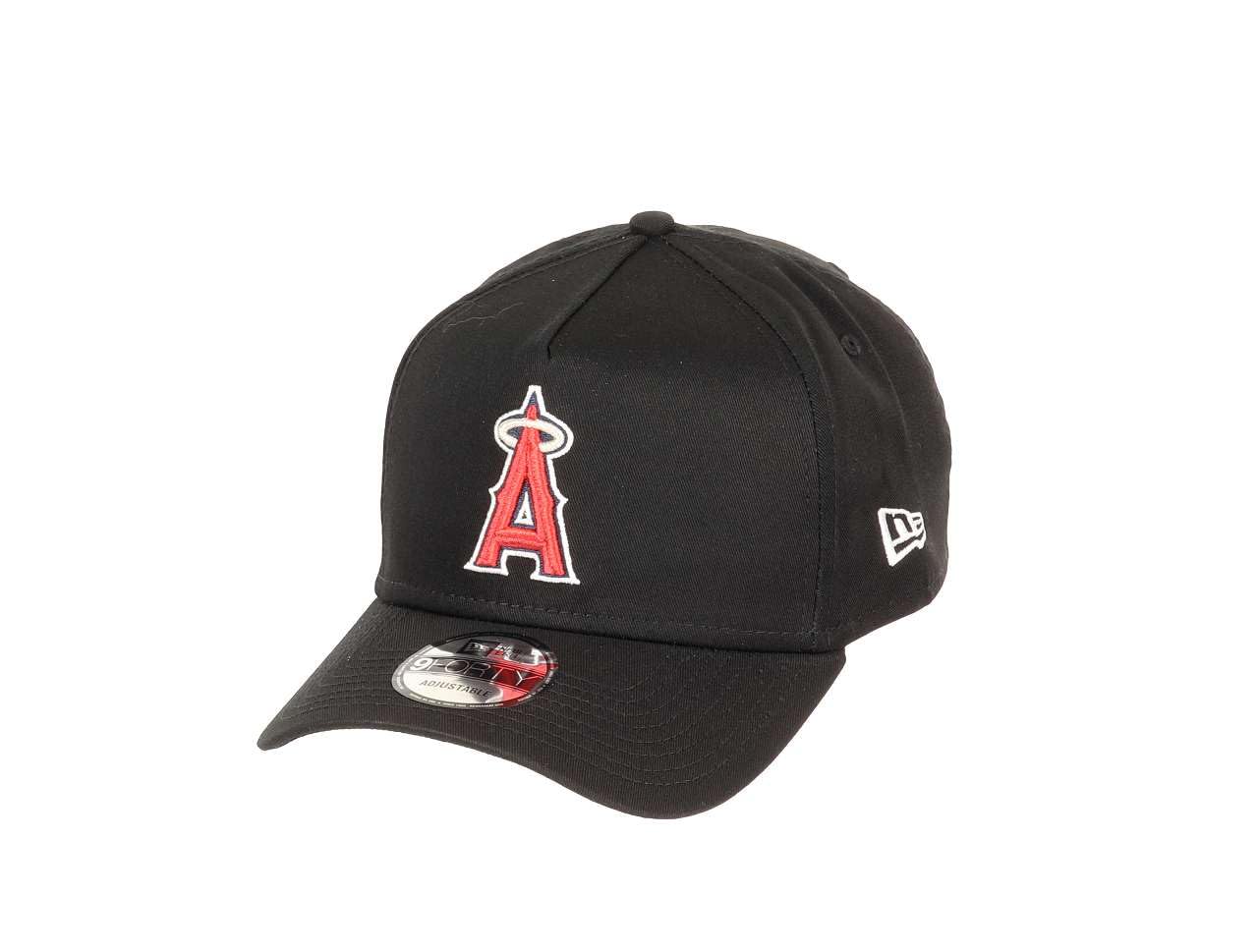 New Era Anaheim Angels MLB Evergreen Black Team 9Forty A-Frame Snapback Cap — image 1