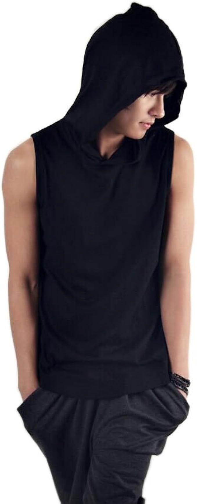 Amazon パーカー 薄手 Tシャツ メンズ トップス 無地 半袖 ノースリーブ きれい目 カジュアル コーデ 春 夏 秋 メンズファッション トレーナー パーカー 通販