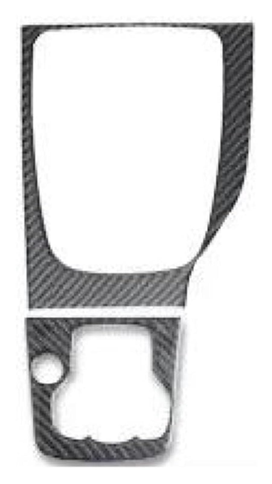Carbon Fiber Interior Stickers for Mazda 3 Axela Gear Shift Panel Decorative Cover Strips Decal Stickers Centre Console Trim(E-Right Rudder)