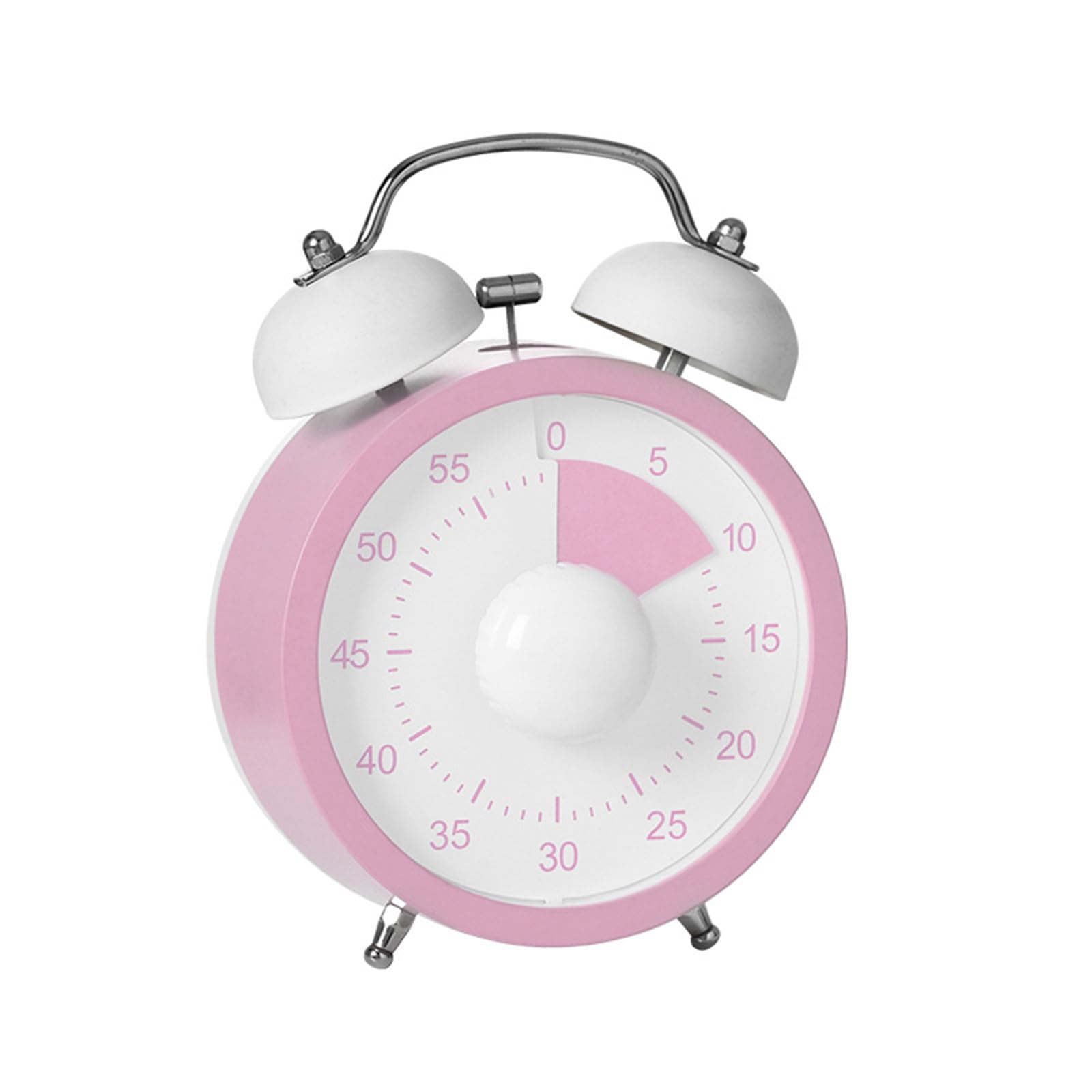 Tfaoys B Kids Educational Manual Countdowns Timer With Twin Ells Loud Alarm Mechanical Visual Timer Attery Operated Time Management Tool Desk Study Clock Learning Homework Reading Reminder Edside Alarm Time