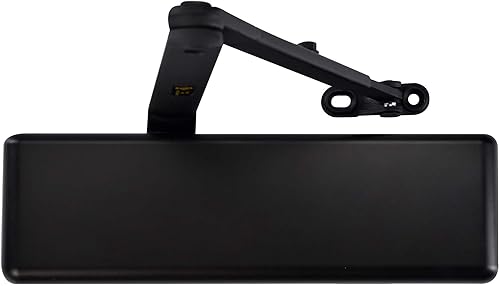 LYNN Hardware DC9016 US19 negro mate - Montaje en superficie grado 1 hierro fundido clasificación UL de 3 horas de fuego y ADA para puertas de alto