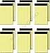 for 5 x 8 Legal Pads, 12 Pack, Narrow Ru, Yellow Paper, 50 Sheets Per Writing Pad