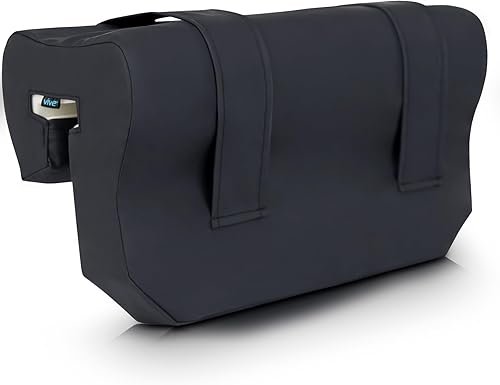 Vive Comedero de apoyo lateral para silla de ruedas (1 unidad) - Cojín para reposabrazos - Accesorio de almohada para reposabrazos y codos para