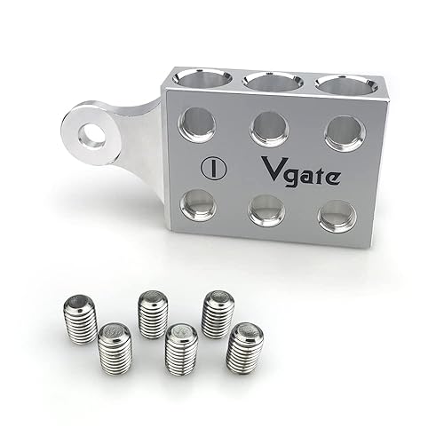 Miniatura 3 de Vgate Terminales de batería de poste calibre 6x20 AWG, para batería de litio o AGM de plomo ácido con extremos atornillados o pernos roscados, M8 o