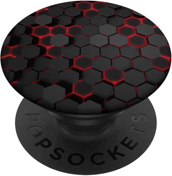Coole rote und schwarze HandyKnopfhalter PopOutKnopf PopSockets