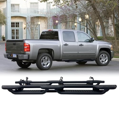 Estribos laterales cab-length para Chevy Silverado 07-18 miniatura 3