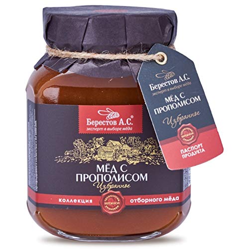 Miel Berestov con Propóleo de Abeja 500 g