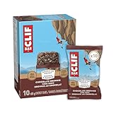 CLIF BAR Energy Bars, Chocolate Brownie, Granola Bar, High in Protein, Contains 70% Organic Ingredients, 680 g (Pack of 10)