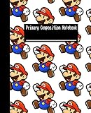 Mario Primary Composition Notebook, 100 Wide Ruled Paper, K-2