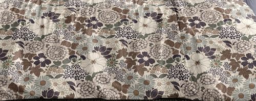 Image of Bedding Set Combo of Double Bed Duvet Cover Set with Fitted Bedsheet & 2 Pillow Covers | 300 TC Cotton Fabric | Zipper Closure |All Round Elastic|Warm Stuff|SED 050|Beige Multi Leaves | Breathable material