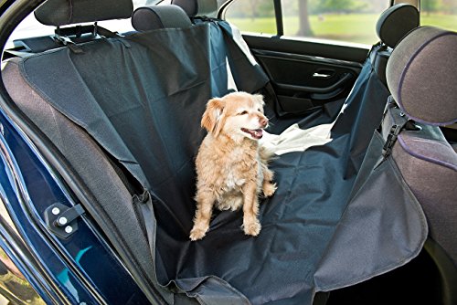 Sweetypet Hundedecke Auto: Auto-Schondecke für Hunde, für Rückbank & Kofferraum, 145 x 145 cm (Hunde Schondecke Rücksitz, Autoschondecke, Decke)