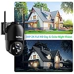 Solar-Security-Cameras-Wireless-Outdoor-2K-Battery-Powered-PTZ-WiFi-3MP-Security-Camera-for-Home-with-Spotlight-PIR-Motion-DetectionSiren-Color-Night-Vision-2-Way-Talk-SDCloud-Storage