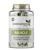 Evergreen Herbs Muicle Capsules - 90 Vegetable Capsules, 1350 mg Per Serving, Mexican Honeysuckle Plant Herbal Supplement for Daily Wellness, Liver, & Immune Support, No Fillers or Additives
