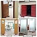 Big Door Stopper Heavy Duty Wedge Rubber Door Stop Works on All Floor Surfaces Height up to 1.9 Inches Non-Scratching Doorstops Special for Home Office School Heavy Door (4 Packs, Black)