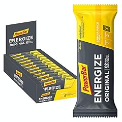 Powerbar Energize Original Banana Punch 25x55g, Barretta Energetica ad Alto Contenuto di Carboidrati, C2MAX Magnesio e Sodio