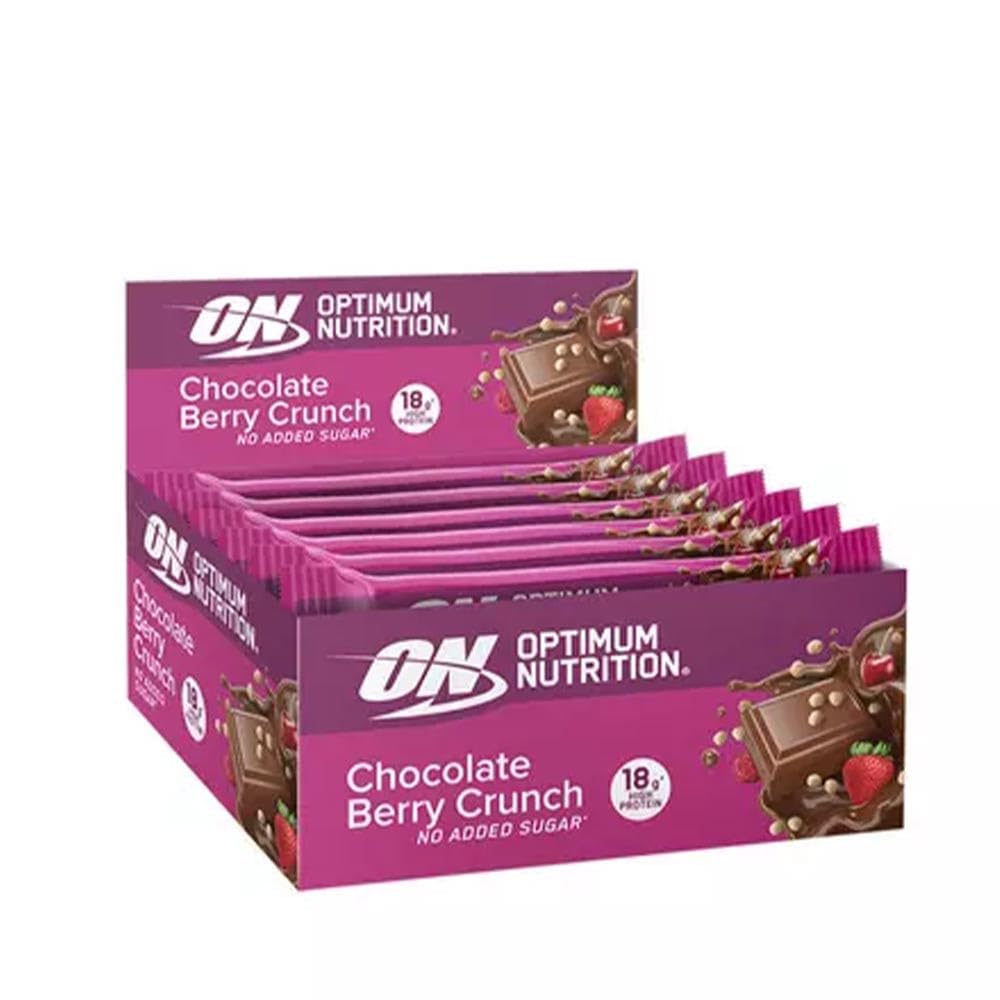 Optimum Nutrition Crunchy Protein Bar (12x55g) Chocolate Berry Crunch
