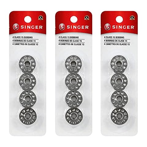SINGER MULTI2136-3 Metallspulen, Metall, 3-Pack Cover