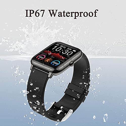 Donerton-Smartwatch-Reloj-Inteligente-con-Pulsometro-Cronometros-Calorias-Monitor-de-Sueno-Podometro-Pulsera-Actividad-Inteligente-Impermeable-IP67-Smartwatch-Hombre-Reloj-Deportivo-Android-iOS
