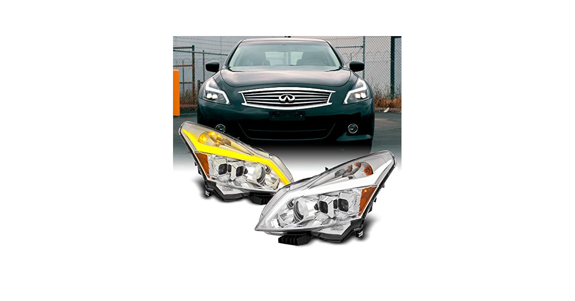 Amazon.com: AKKON - For 2010-2013 G37/G25 2015 Q40 Sedan New