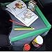 JOM Kindersitz-Reisetisch Kinder Spiel und Esstisch Knietablett Kinder Reisetisch Kindersitz Autotisch PKW Spieltisch mit Netztaschen für Kindersitz schwarz grau grün Neu