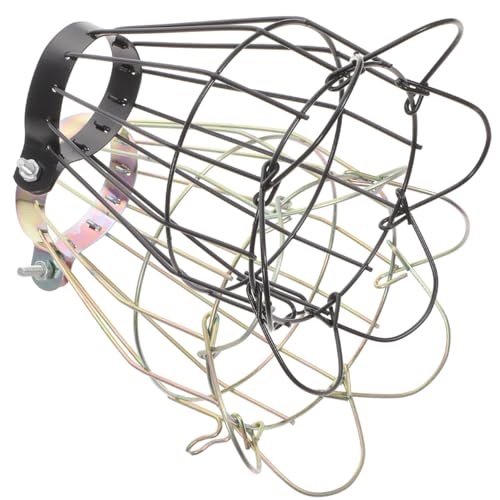 Veemoon Couvercle de Lampe Chauffante en Fer pour Terrarium Reptiles, Protection Isolante Anti-brûlure, Adapté pour Lampe et Aquarium Reptile
