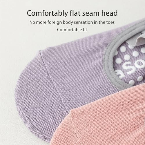 1 Pair Breathable Non Slip Women Yoga Socks Casual Silicone Pilates Barre Sports Dance Socks Slippers3