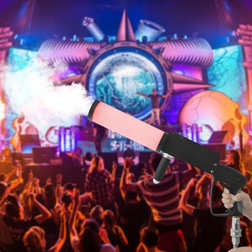 Máquina de humo portátil con luces LED para efectos de escenario miniatura 7
