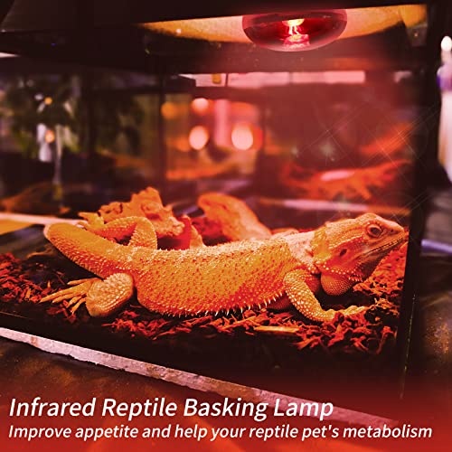 Repti Home DAYLIGHT HEAT BULB Reptile Heat Lamp Bulbs,Infrared 100W Reptiles & Amphibians Basking Spot Lamp Bulb thumb #3
