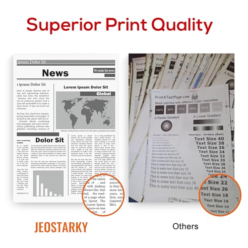 Jeostarky Compatible for Canon 070 Black Toner Cartridge Replacement for Canon 070h CRG070 Toner for Canon ImageCLASS MF465dw MF462dw MF460dw LBP246dw LBP247dw LBP243dw LBP240dw Laser Printer 2 Pack — view 6