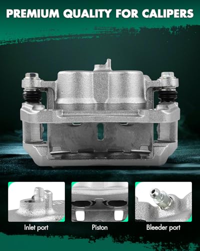 Image of SCITOO 19B3827A Front Right Disc Brake Caliper w /Bracket Fit For Acura For MDX 2014-2019,For Honda For Pilot 2016-2019,For Honda For Ridgeline 2017-2019, Double Pistons