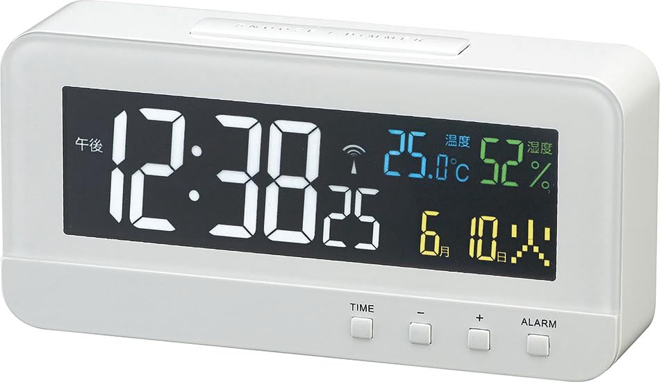 Amazon.co.jp: MAG(マグ) 置き時計 温度計 湿度計 カレンダー カラー