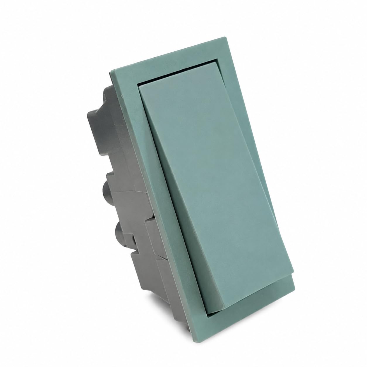 SEER 1 Way Modular Wall Switch 6A/10A Polycarbonate Grey | Shock Proof, ISI Standard, Home & Office Use, Modular Design, Electrical Switch-picture-13