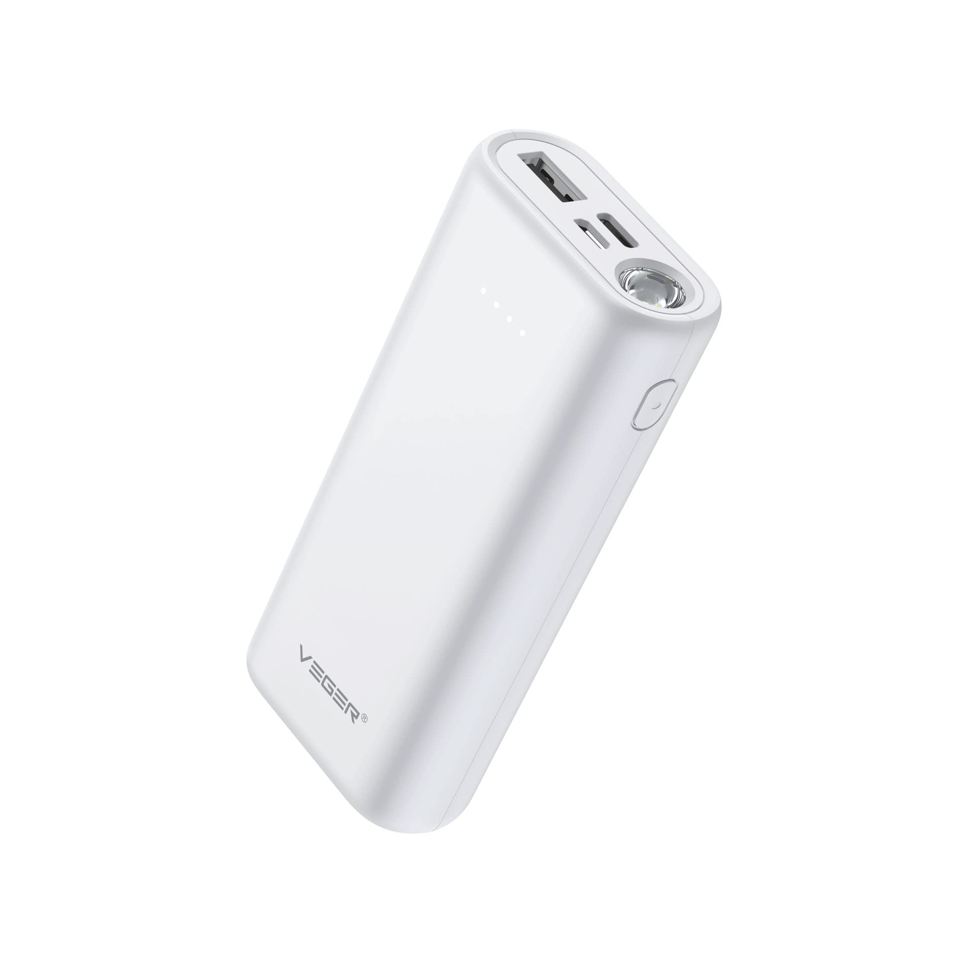 VEGER High Power 10000mAh MINI Portable power bank 10000mAh with flash light fast charger li-polymer external battery charger for iPhone and other Mobile phones