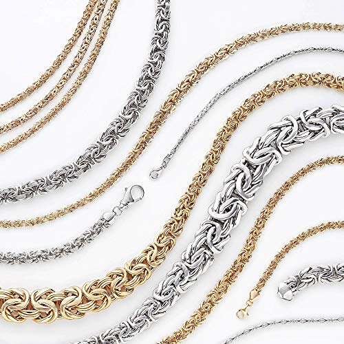 Ross-Simons 14kt Yellow Gold Graduated Byzantine Necklace3