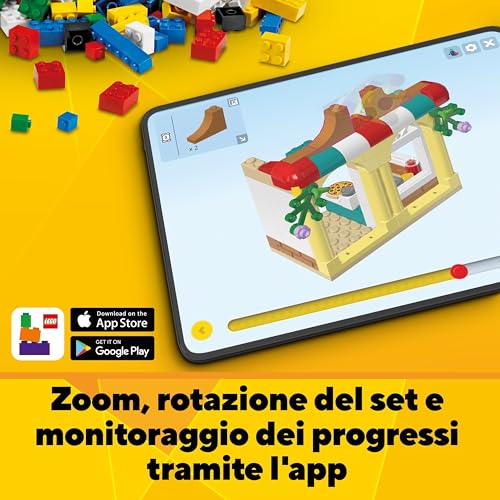 31136 Creator Pappagallo Esotico, Set 3 in 1 con Pesce e Rana, Animali Giocattolo per Bambini da 7 Anni in su, Giochi Creativi con Figure della Giungla - Lego - Immagine 6