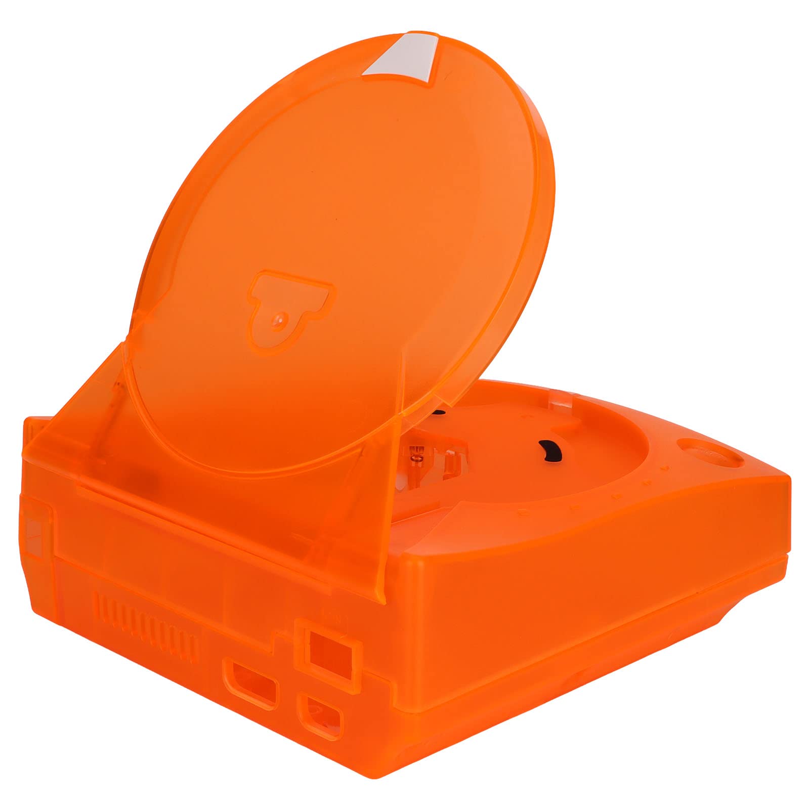 Yoidesu Guscio Protettivo per Console di Gioco, Guscio in Plastica Arancione Traslucido, Sostituzione del Guscio Compatibile con Dreamcast DC