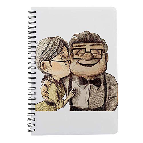 Carl and Ellie up Themed Music Lover A5 Notebook,Personal Diary,Blank Diary.