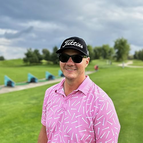 Image of GP POWER GOLF Original Titties Mesh Hat - White Trucker Cap with Adjustable Strapback
