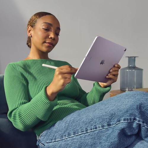 Image of Apple 2024 iPad Air (13-inch, Wi-Fi + Cellular, 1TB) - Blue (Renewed Premium)