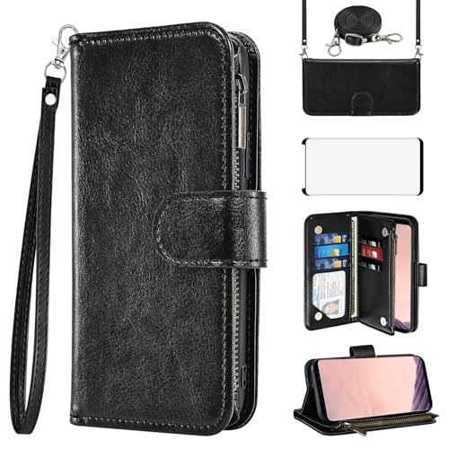 Coque Samsung S8 Plus avec fermeture éclair et bandoulière de transport intégrée