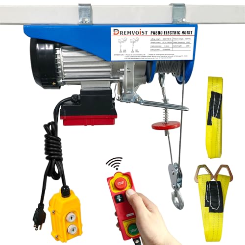 Dremvoist Electric Hoist 1760lbs 2 in 1
