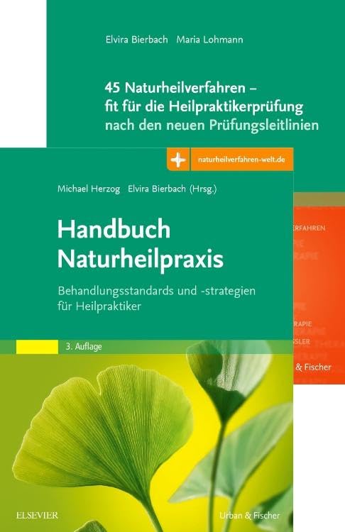Handbuch Naturheilpraxis + 45 Naturheilverfahren - fit für die Heilpraktikerprüfung, Set: nach den neuen Prüfungsleitlinien