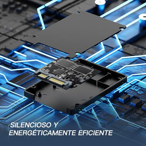 Kingspec SSD 1TB SATA III 6Gb/s 2,5" TLC 3D NAND Flash Disco Duro Interno - Lectura de Hasta 570 MB/s Para Escritorios/Computadoras Portátiles/Todo en Uno - Imagen 7