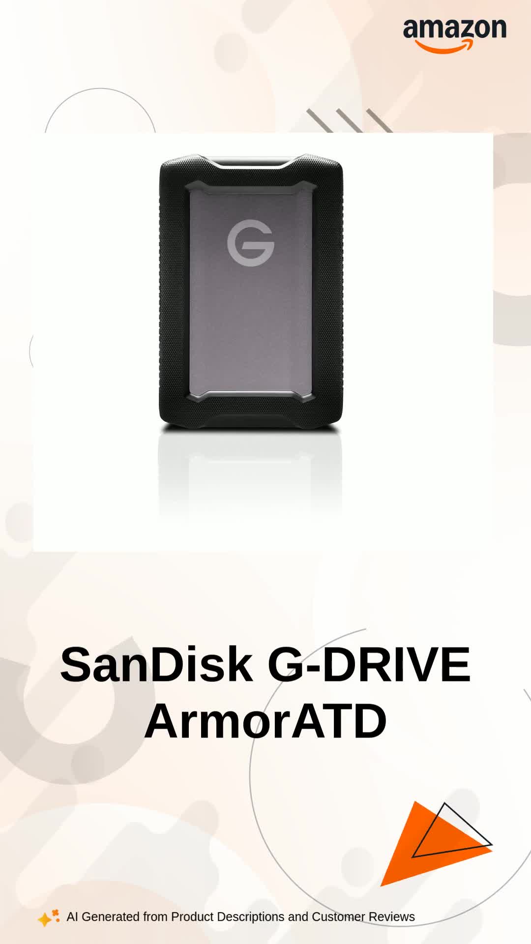SanDisk Professional 4TB G-DRIVE ArmorATD Portable External HDD