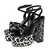  Ellie Tailor Dolly Premium High-Heels für Damen - Elegante Stöckelschuhe - Damenschuhe mit hohem Absatz - verführerischer Stilettoabsatz - Pumps erhältlich in 6 Farben (Leo Snake, Numeric_44)