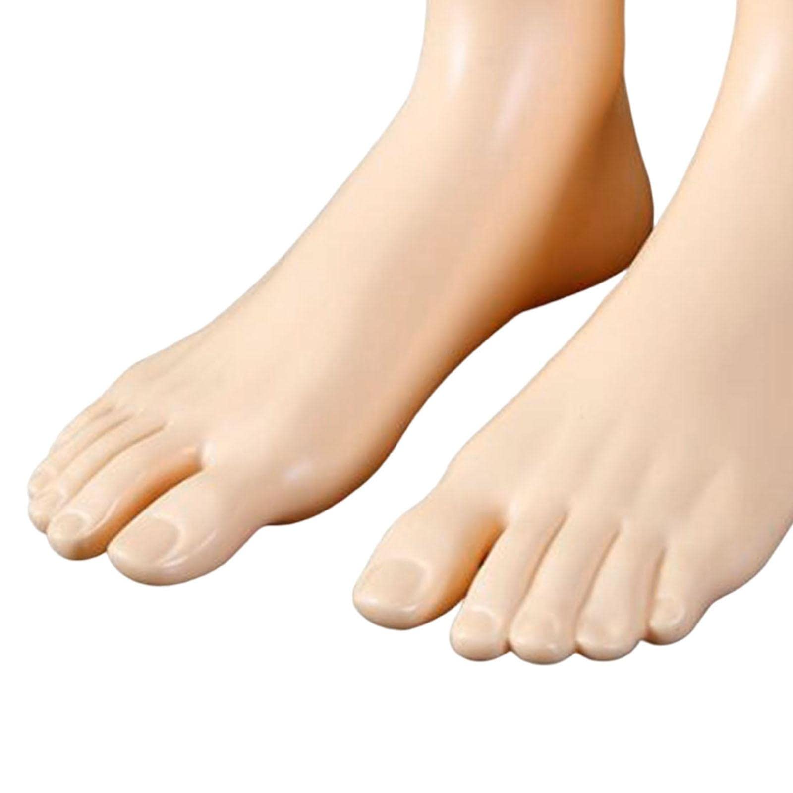 perfk Una manichino Piedi manichino Braccialetto alla Caviglia Piede Scarpe da Donna Piedi Modello e Destro per Catena Caviglia, Normale