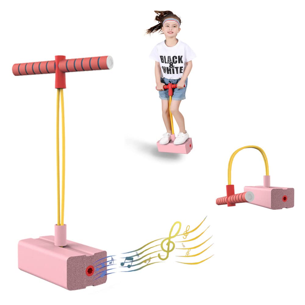 Pogo Jumper Stick Giocattolo Schiuma Jumper Stick Giocattolo Esterno Schiuma Pogo Sticker Jump Bounce Migliora la concentrazione Esercizio Equilibrio TPE Bambini per Attività all'aperto